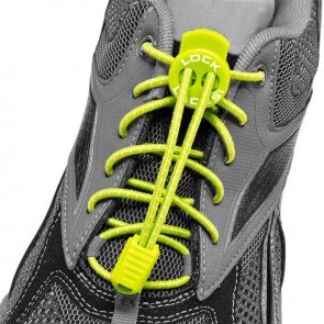 lock laces green triathlon laces