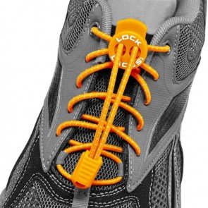 lock laces orange triathlon laces